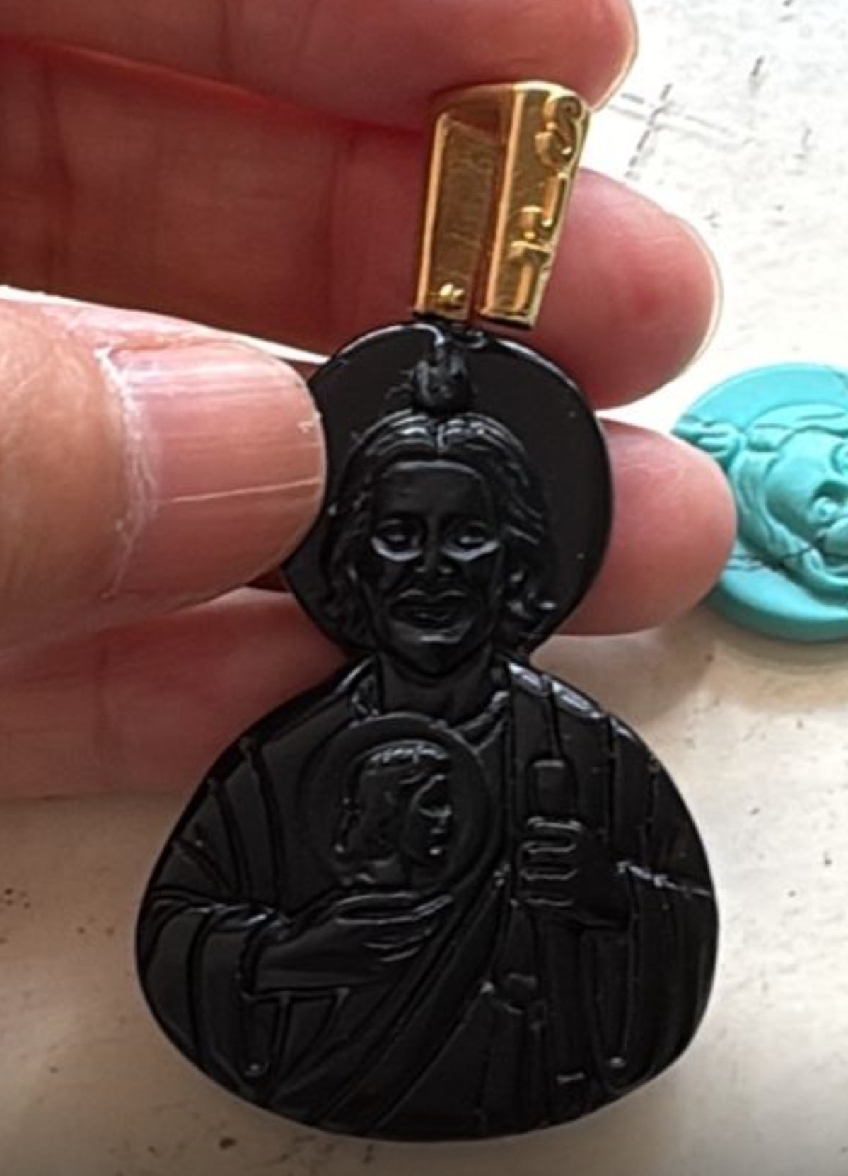 (PRE ORDER 12.15.25 San judas Jade pendant