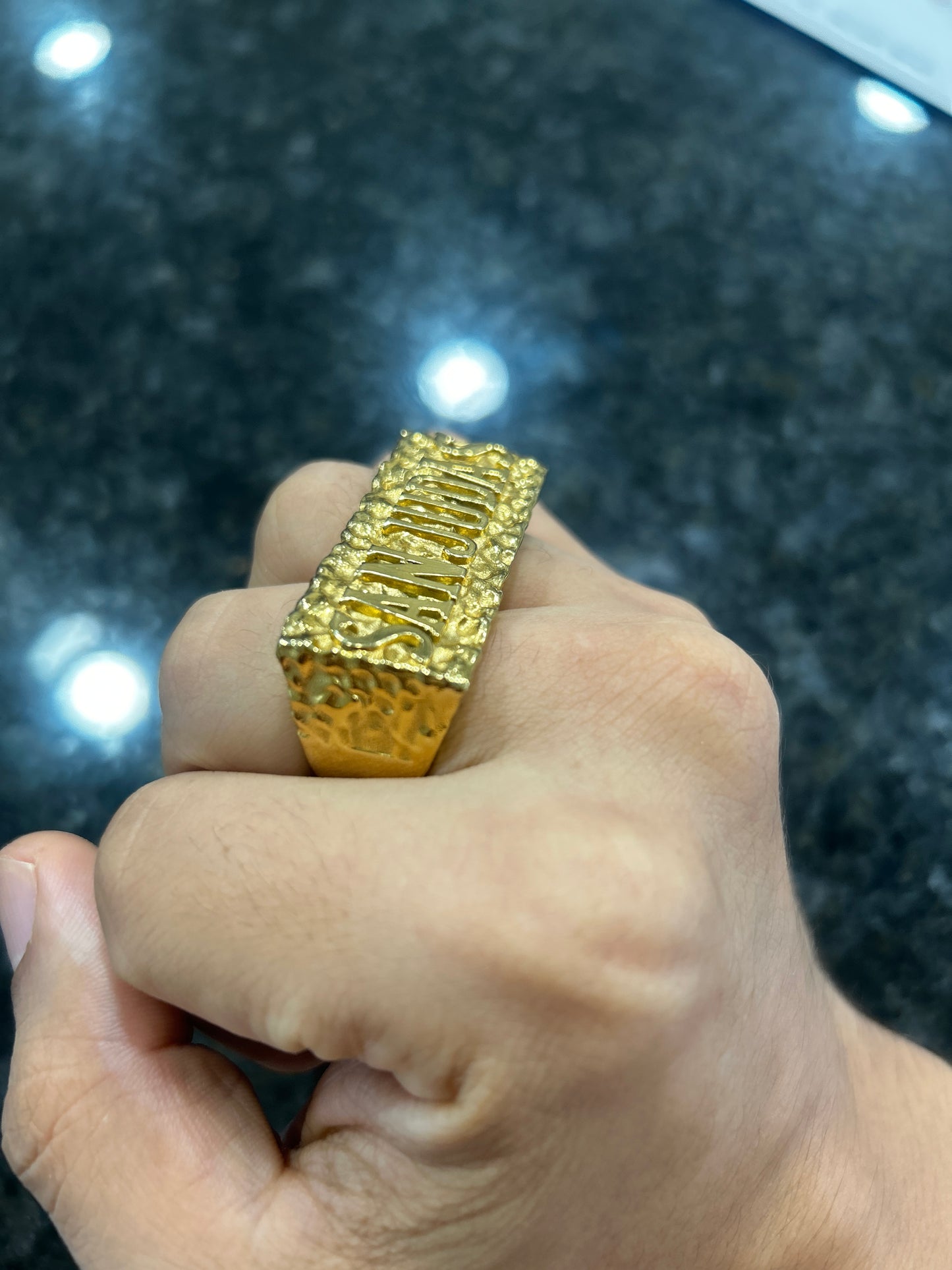 (PRE ORDER 12.15.25) San judas double finger ring