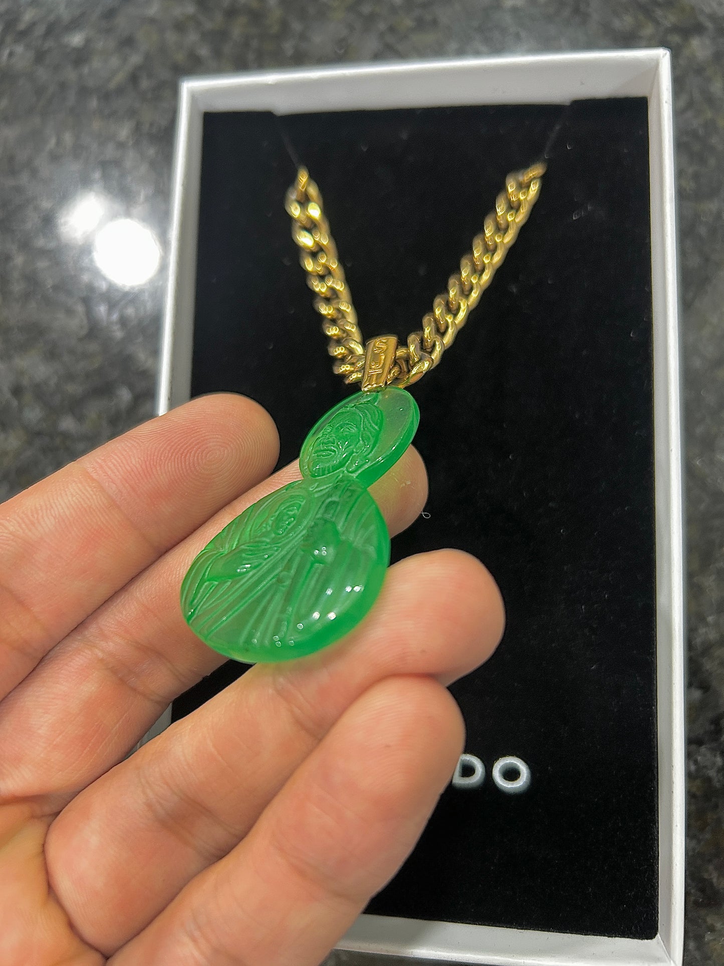 (PRE ORDER 12.15.25 San judas Jade pendant
