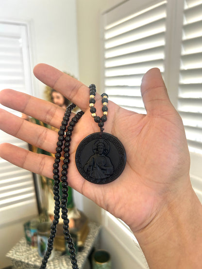 San judas beaded necklace