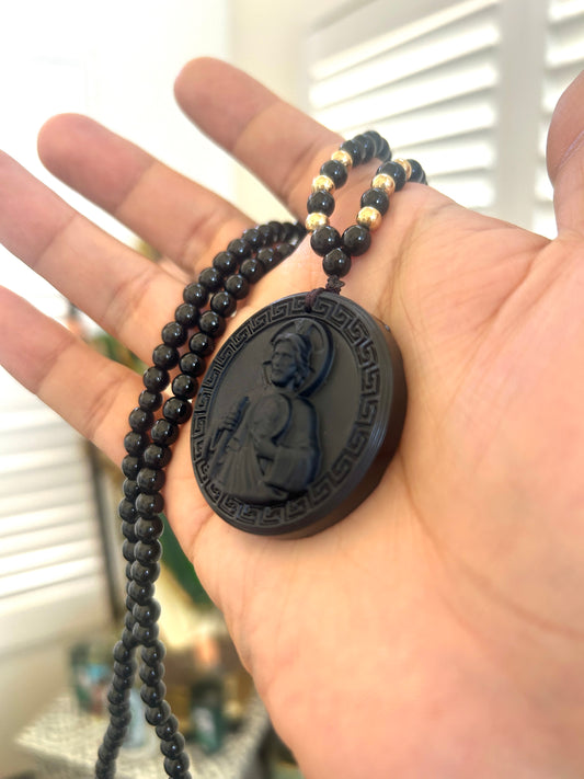 San judas beaded necklace
