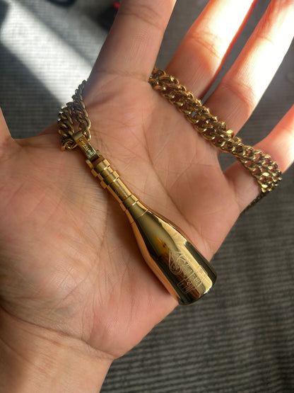 Ace of spades Champagne Bottle Pendant