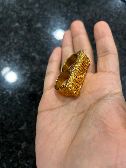San judas double finger ring