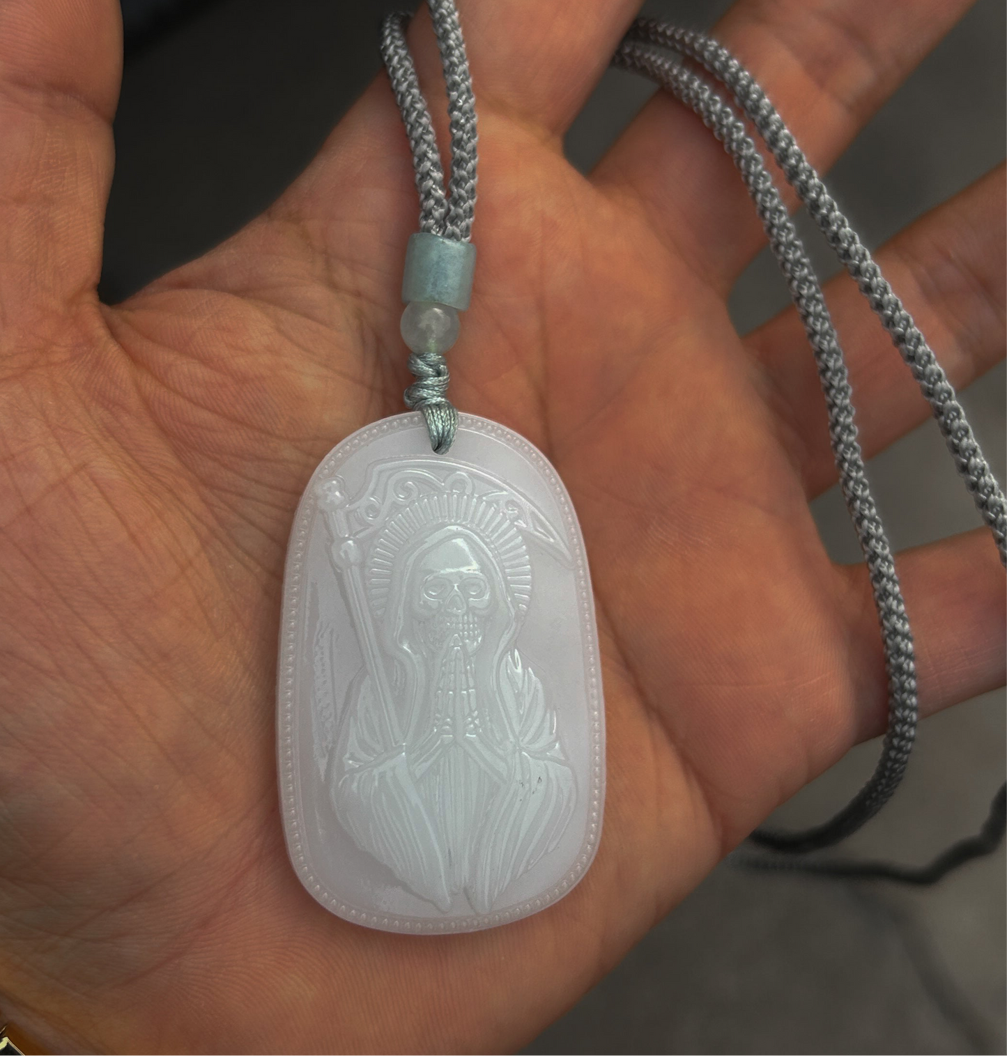 Santa muerte necklace