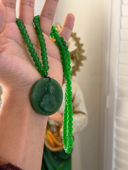 San judas beaded necklace