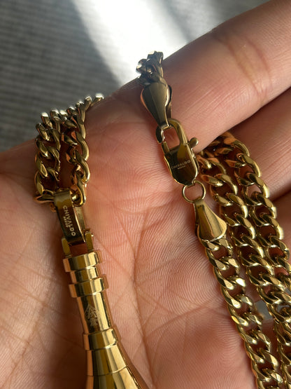 Ace of spades Champagne Bottle Pendant