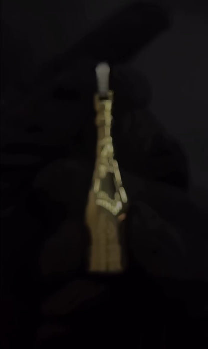 Ace of spades Champagne Bottle Pendant